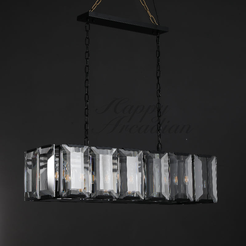 xinyue Lighting Crystal Rectangular Chandelier
