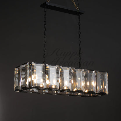 xinyue Lighting Crystal Rectangular Chandelier