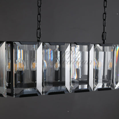 xinyue Lighting Crystal Rectangular Chandelier