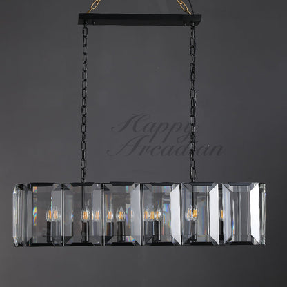xinyue Lighting Crystal Rectangular Chandelier