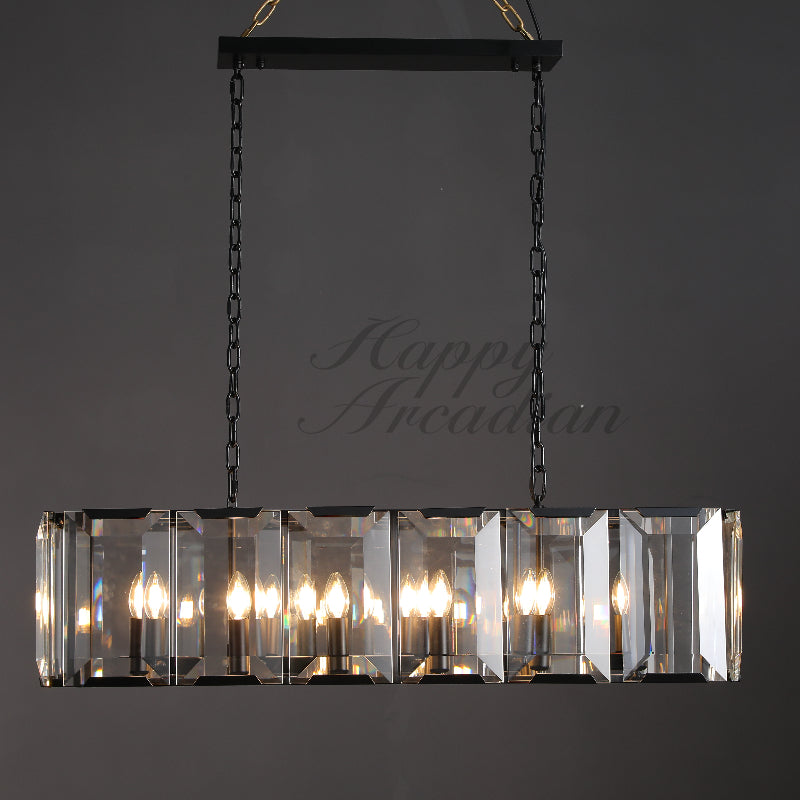 xinyue Lighting Crystal Rectangular Chandelier
