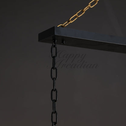 xinyue Lighting Crystal Rectangular Chandelier