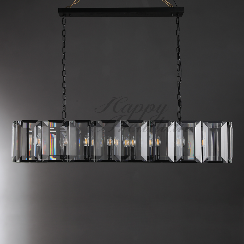 xinyue Lighting Crystal Rectangular Chandelier