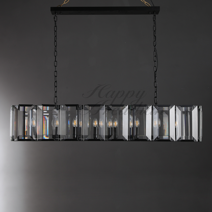 xinyue Lighting Crystal Rectangular Chandelier
