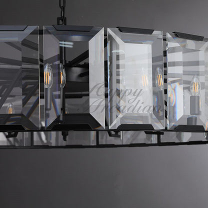 xinyue Lighting Crystal Round Chandelier for Living Room Bedroom Dining Room