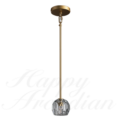 HA Bola De Balle Crystal Ball Pendant Lighting