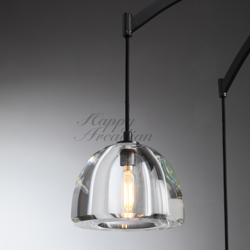 XINYUE Modern Glass Round Chandelier 36''48''60‘’
