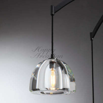 XINYUE Modern Glass Round Chandelier 36''48''60‘’