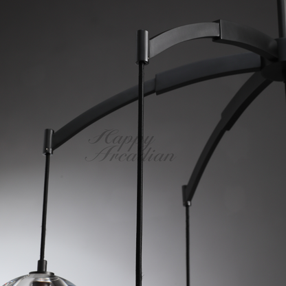 XINYUE Modern Glass Round Chandelier 36''48''60‘’