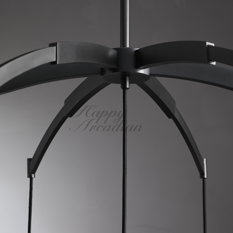 XINYUE Modern Glass Round Chandelier 36''48''60‘’