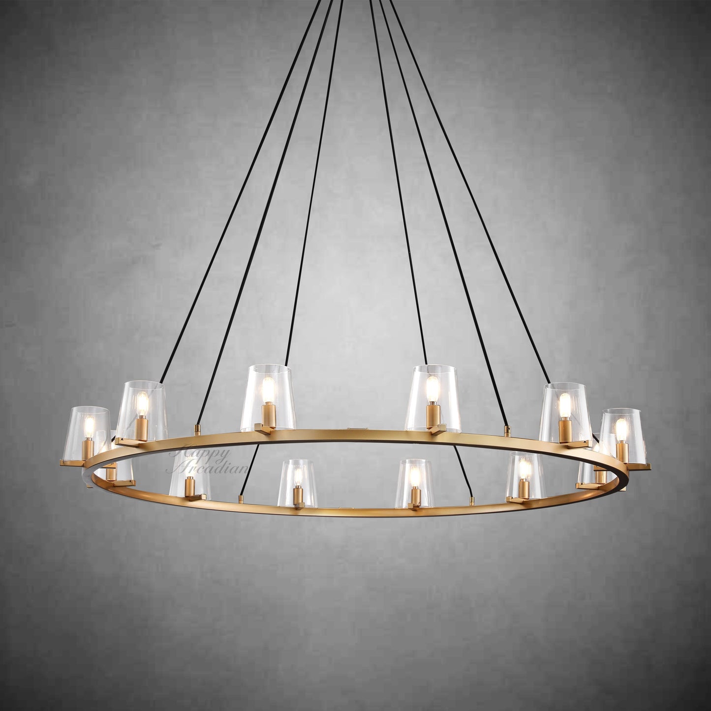 Brilliax Series Round Glass Chandelier