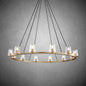 Brilliax Series Round Glass Chandelier