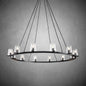 Brilliax Series Round Glass Chandelier