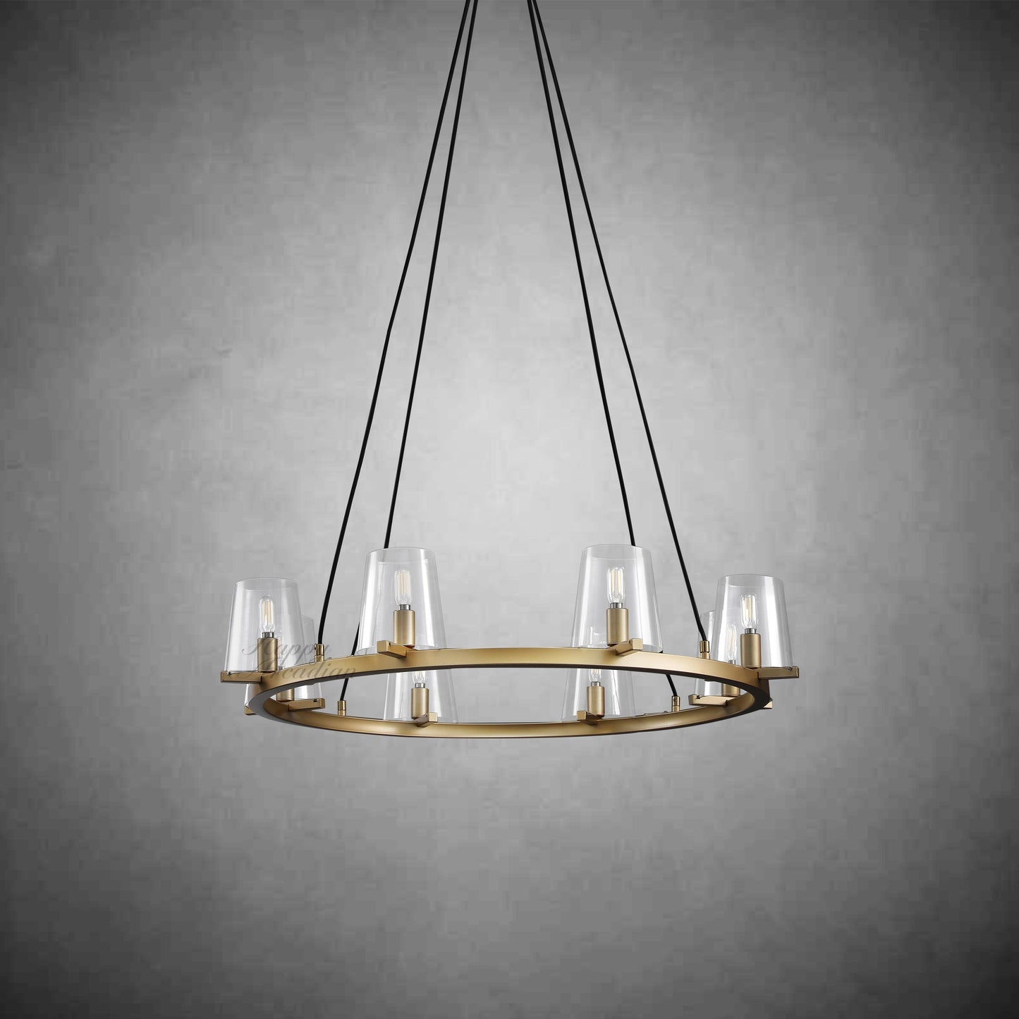 Brilliax Series Round Glass Chandelier