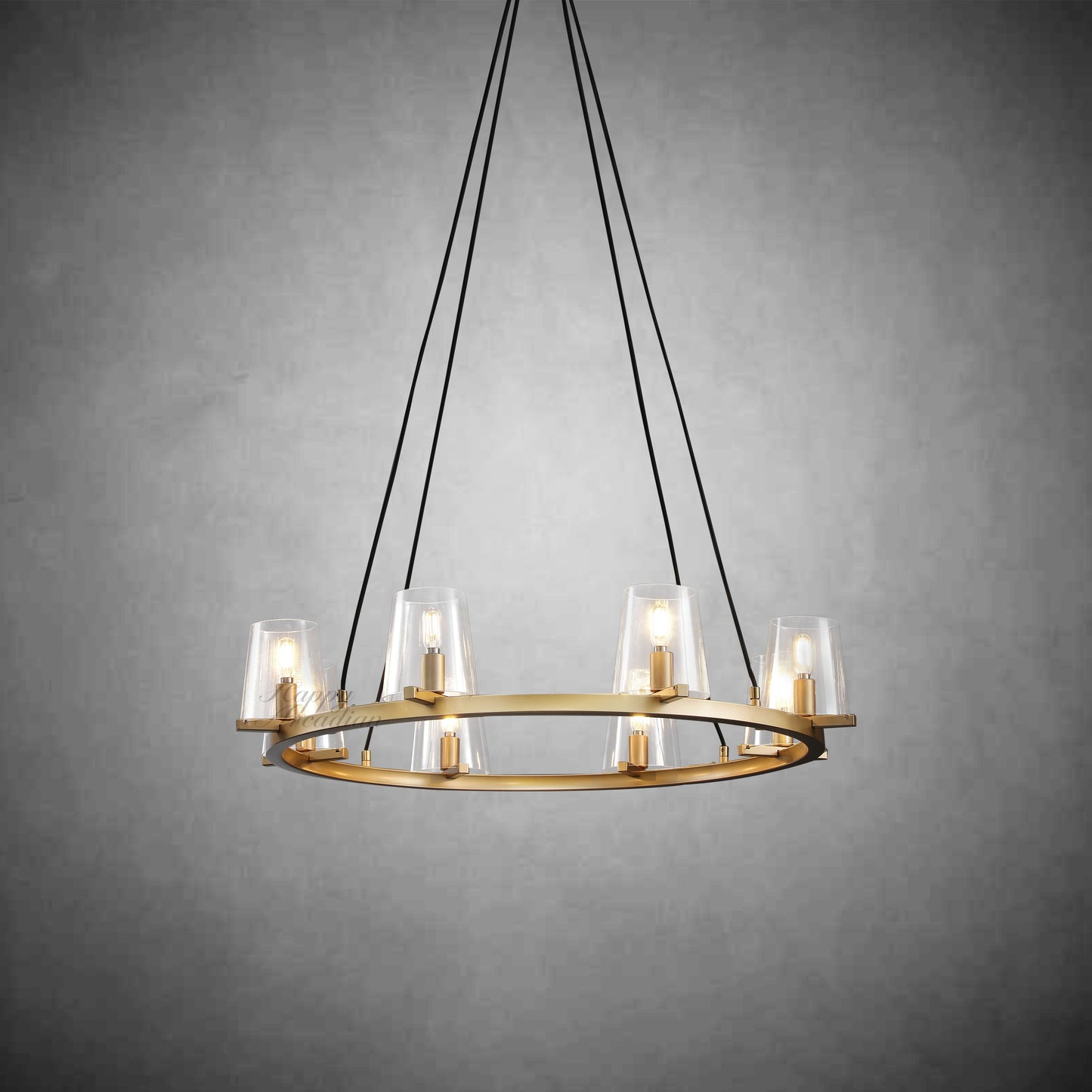 Brilliax Series Round Glass Chandelier