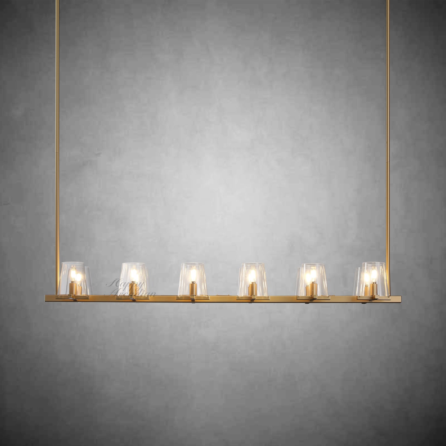 Brilliax Series Round Glass Chandelier