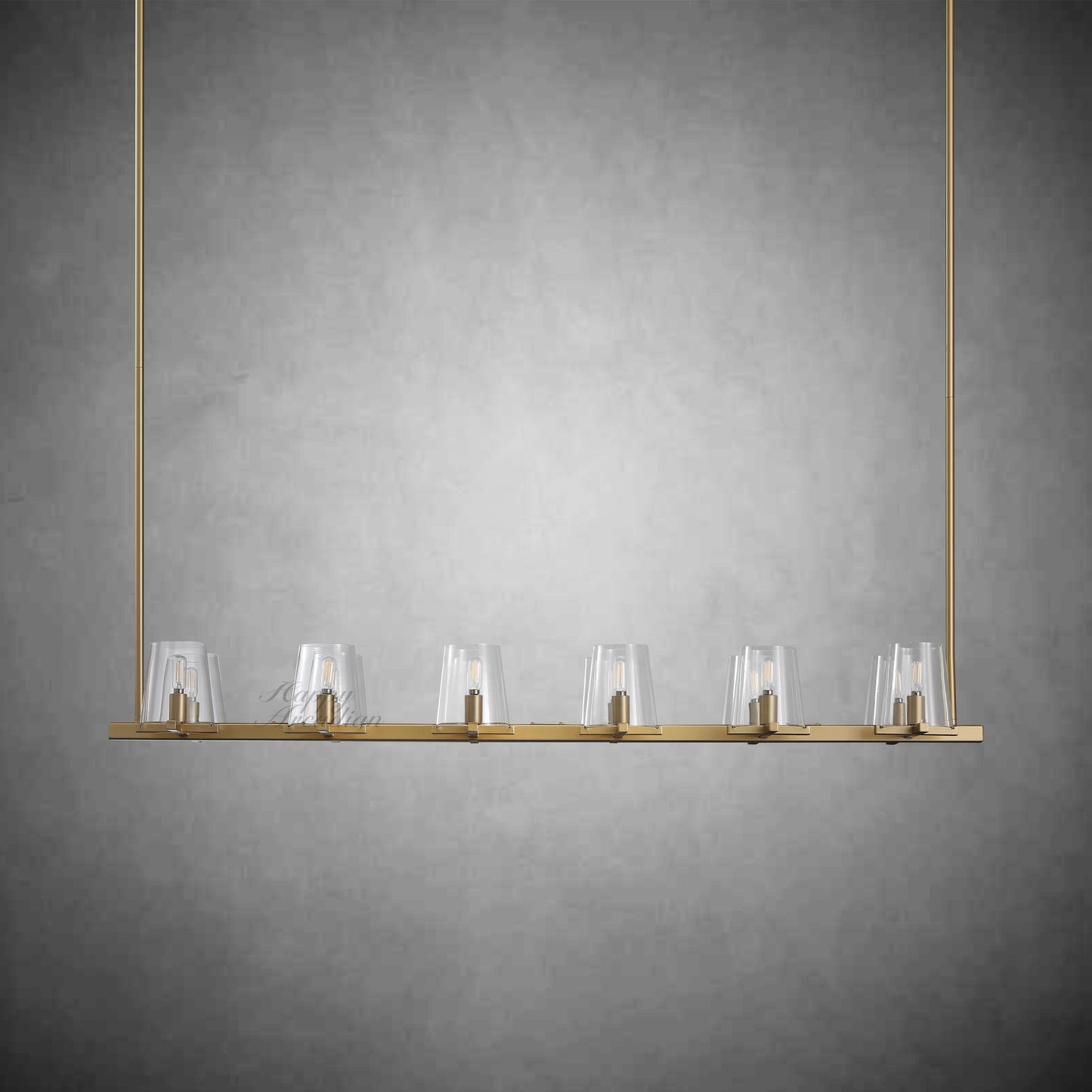 Brilliax Series Round Glass Chandelier