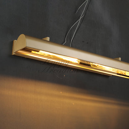 Ronan Metal Linear Outdoor Wall Sconce, Metal Industrial Wall Lamps