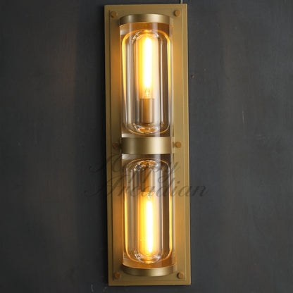 Elowen Glass Wall Sconce, Indoor Wall Lamp Fixture