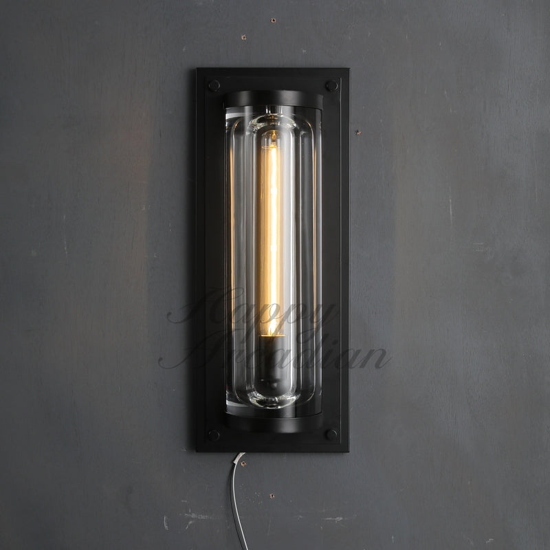 Elowen Glass Wall Sconce, Indoor Wall Lamp Fixture