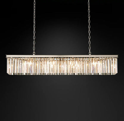 Miria K9 Crystal Rectangular Chandelier 59"