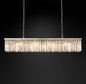 Miria K9 Crystal Rectangular Chandelier 59"