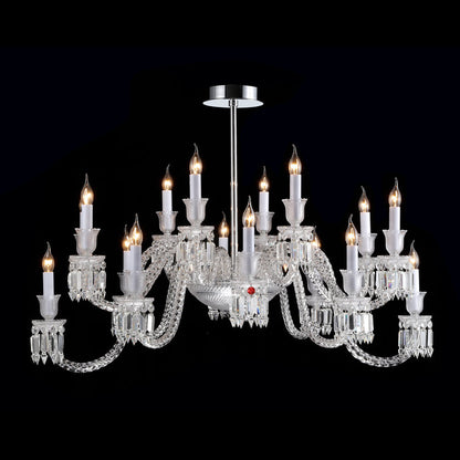 Arcadian Luxury Ellipse Crystal Chandelier