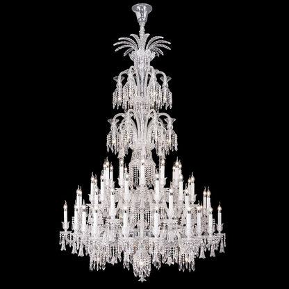 Huge Arcadian Museum Crystal Chandelier