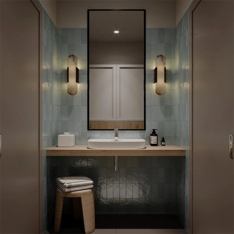 JC Koltin Melange Elongated Alabaster Wall Sconce