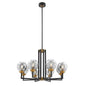 Monachopsis Small  Gold & Black Chandelier