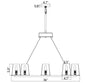 Brilliax Series Round Glass Chandelier