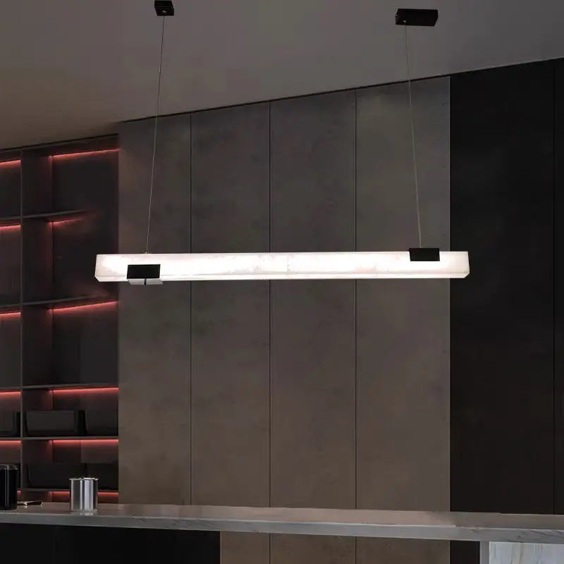 Alabaster Kitchen Linear Pendant Lights