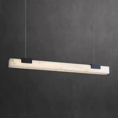 Alabaster Kitchen Linear Pendant Lights