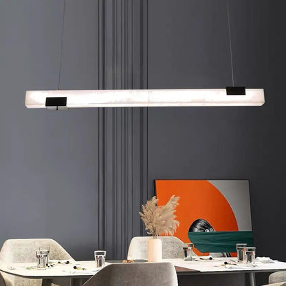 Alabaster Kitchen Linear Pendant Lights