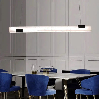 Alabaster Kitchen Linear Pendant Lights