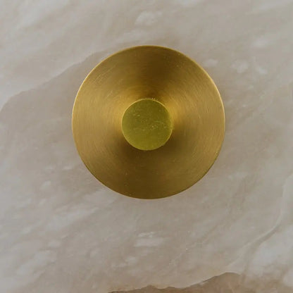 Alabaster Round Pendant Lights Living Room