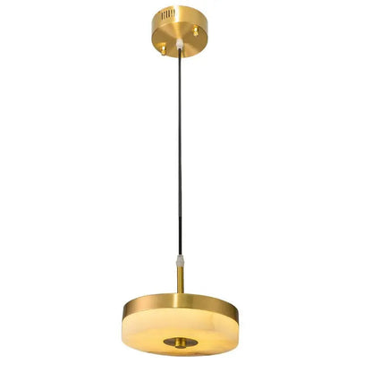 Alabaster Round Pendant Lights Living Room
