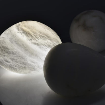 Galet Uno Alabaster Table Lamp