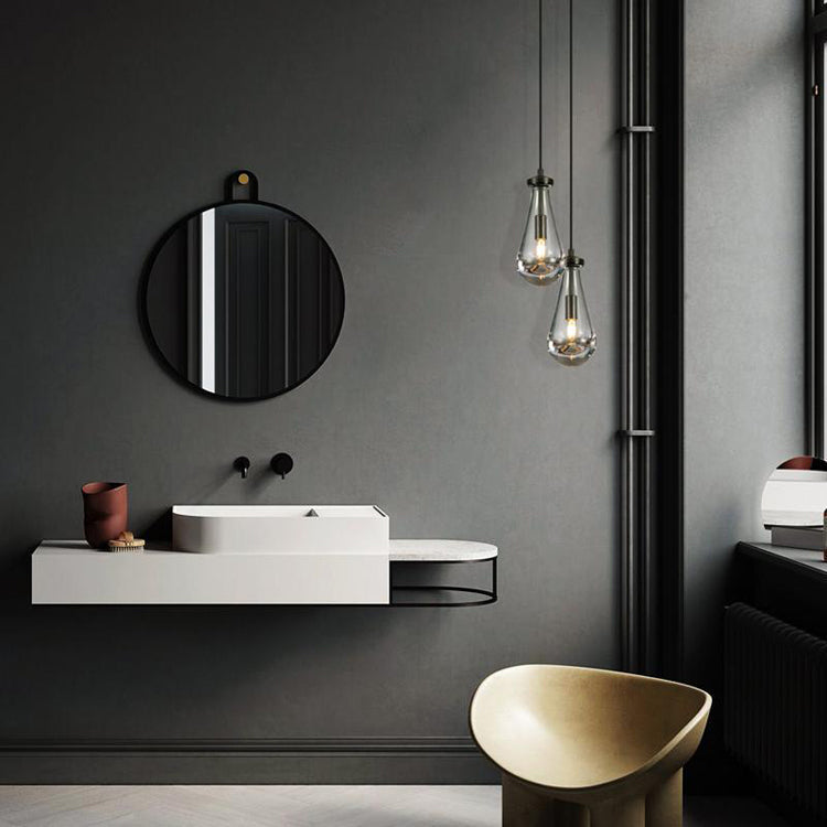XINYUE Raindrop Glass Pendant Lighting Black