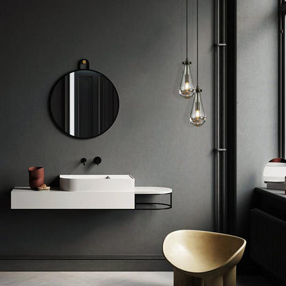 XINYUE Raindrop Glass Pendant Lighting Black