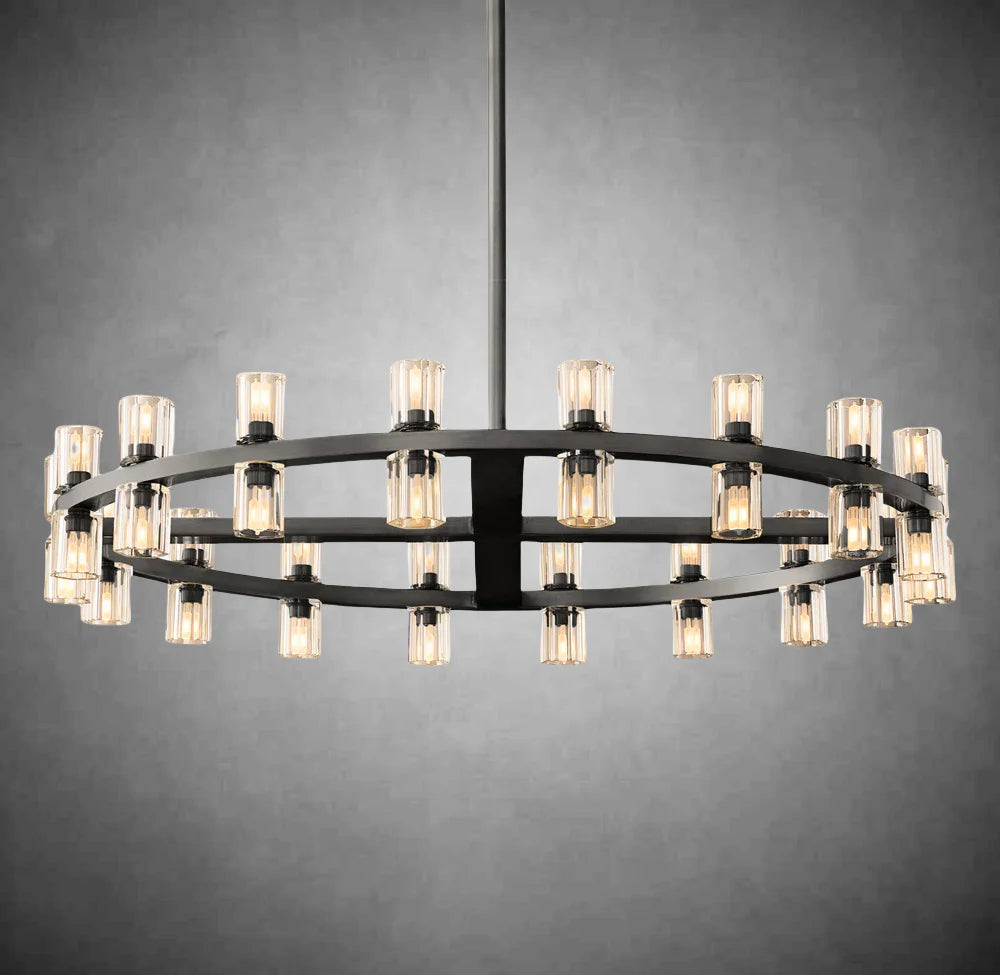 xinyue Lighting Harrison Round Chandelier 36″, 36-Lights