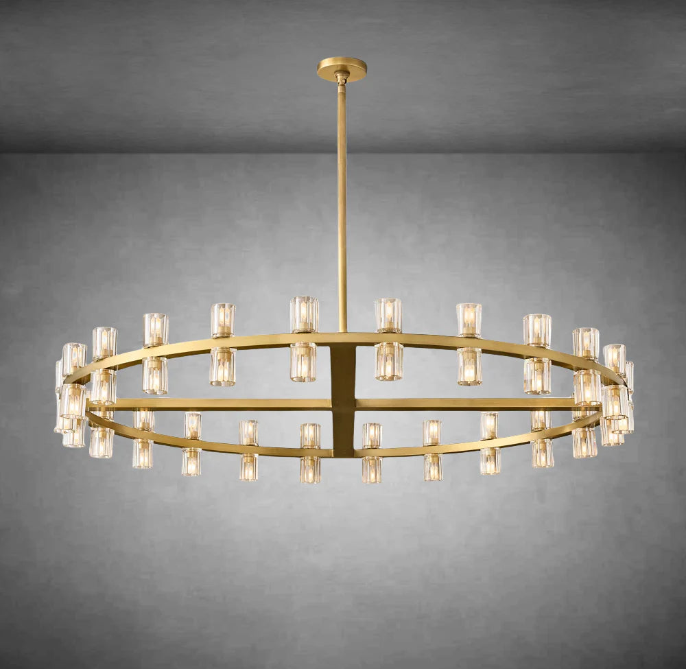 xinyue Lighting  Harrison Crystal Round Chandelier 60"