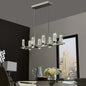 Sparkling Night LED Rectangular Chandelier//  8 Lights