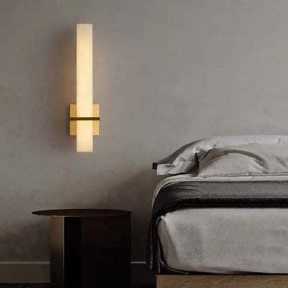 Alabaster Bedroom Wall Sconces Light Fixture