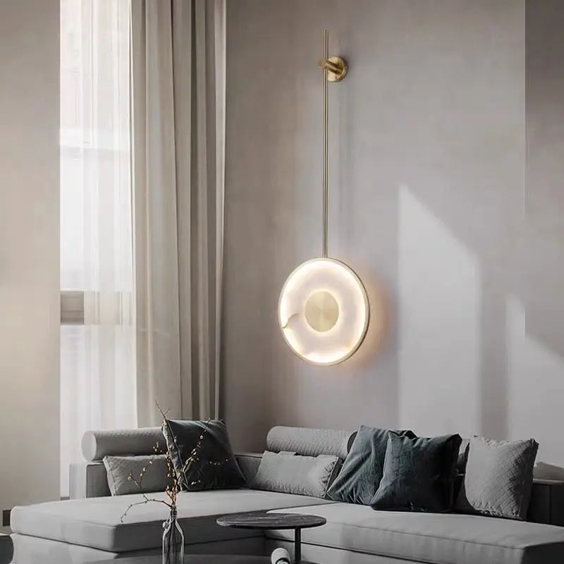 Alabaster Bedside Wall Mounted Lamps