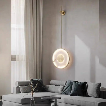 Alabaster Bedside Wall Mounted Lamps