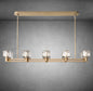 Maelis Double Linear Chandelier 54" for Living Room, Bedroom, Dining Table