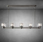 Maelis Double Linear Chandelier 54" for Living Room, Bedroom, Dining Table