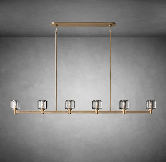 Maelis Linear Chandelier 72" for Living Room, Bedroom, Dining Table