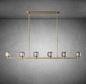 Maelis Linear Chandelier 72" for Living Room, Bedroom, Dining Table